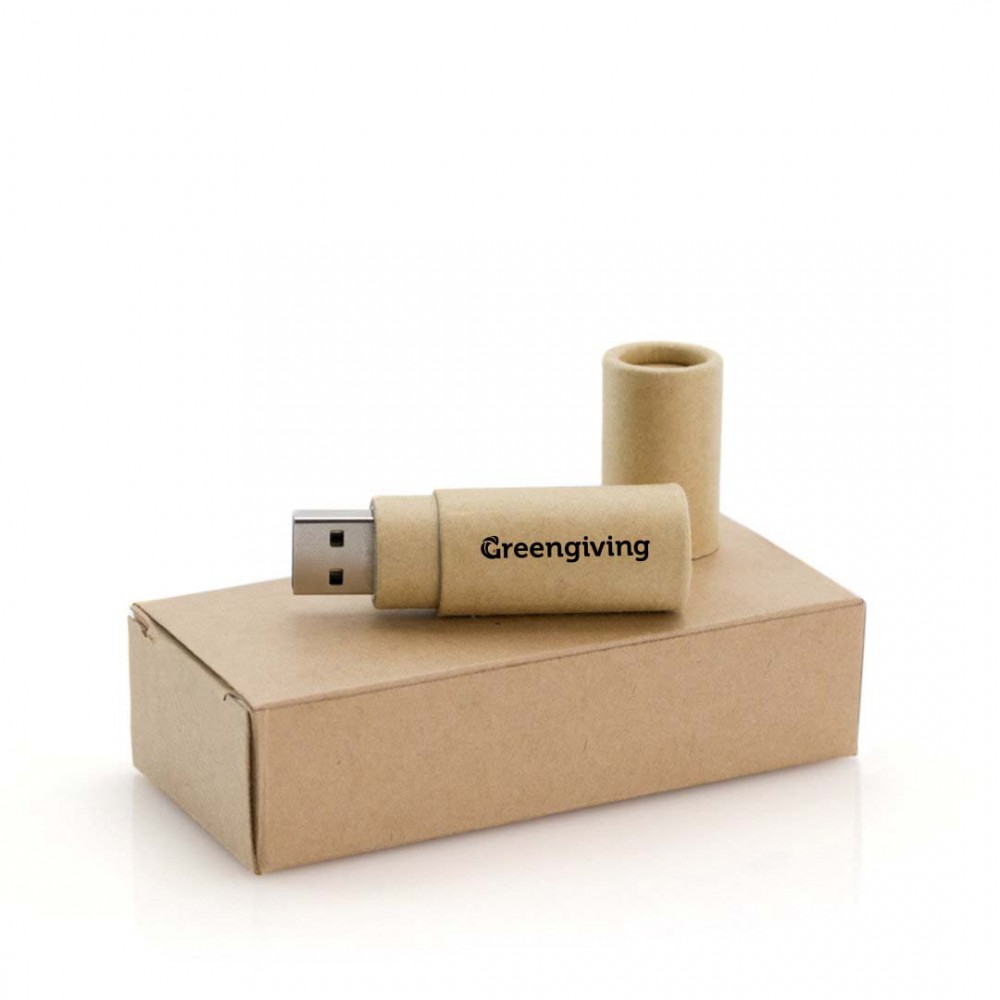 USB - Recyclingkarton | Öko Geschenk